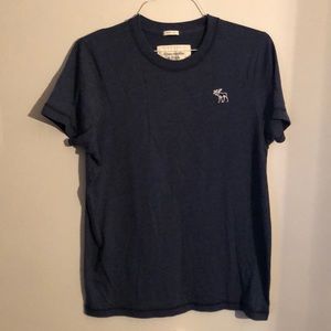 Abercrombie Men’s Short Sleeved Navy Shirt